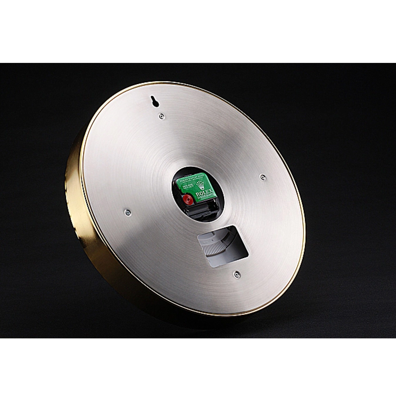 AAA replica watch 622476 Rolex Submariner Black-Gold Wall Clock 0817
